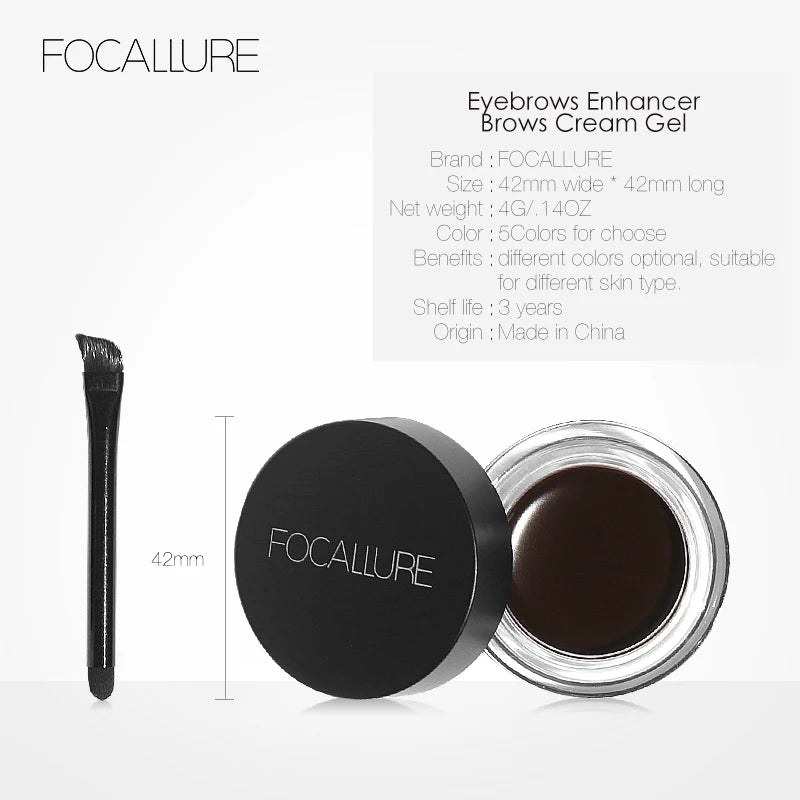 Gel Sourcils Transparent Waterproof – Effet “Lifted Brows” 24 h